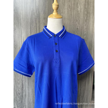 Summer cotton men's polo shirt